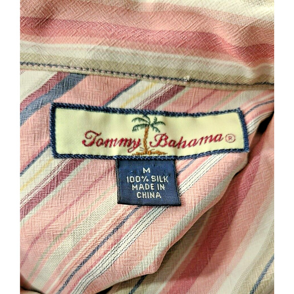 Tommy Bahama Silk‎ Button Down Shirt Size M - Picture 4 of 4